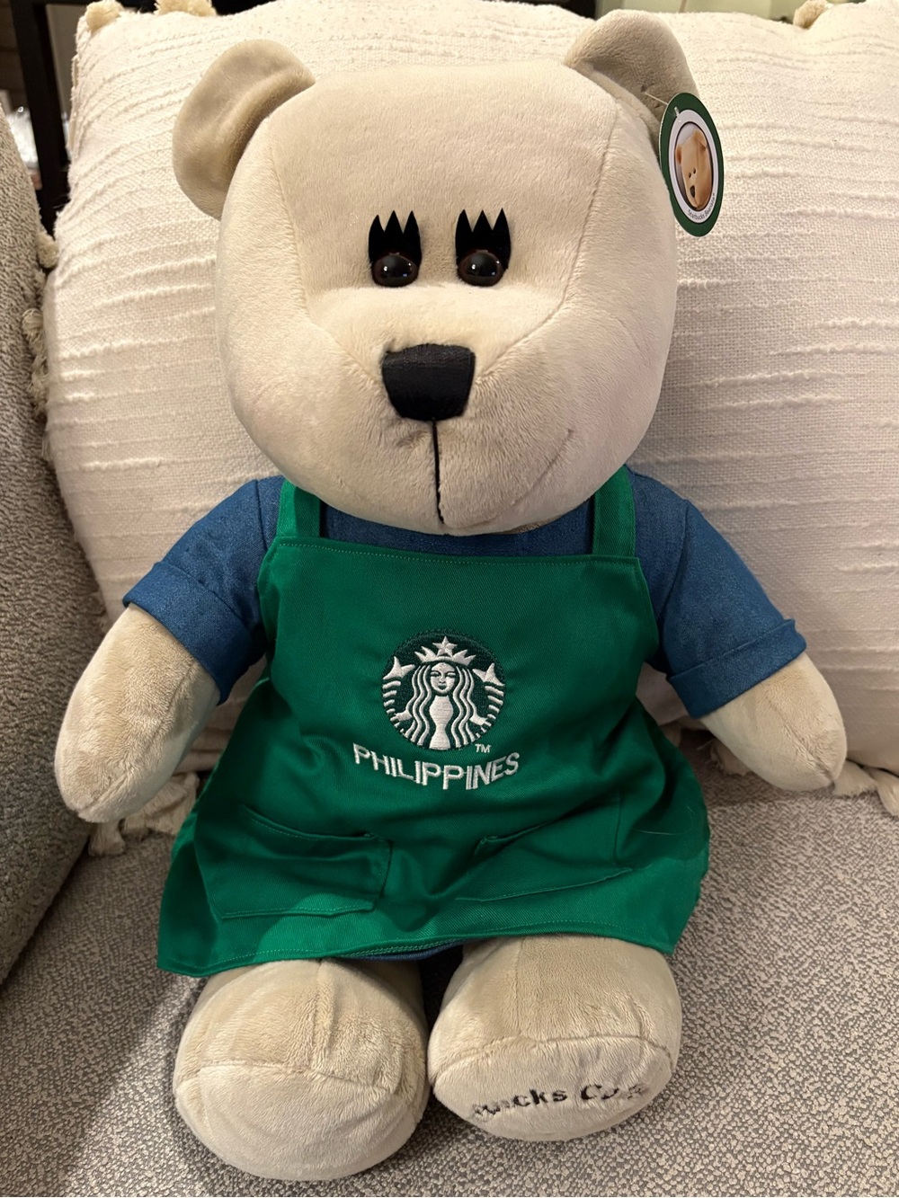 NWT Starbucks Bearista Stuffed Animal: Philippines